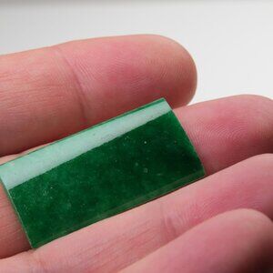 Natural Jade carved piece for ID bracelet
